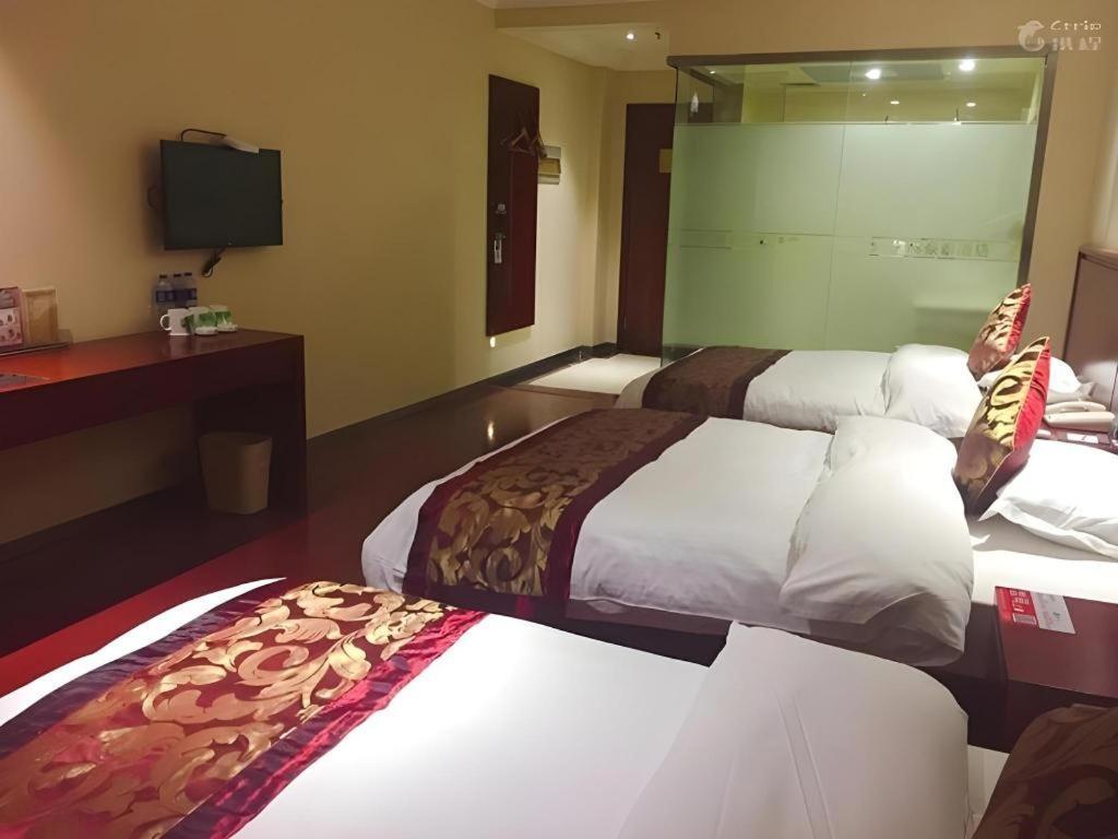 Greentree Inn Jiangsu Nantong Qidong Bus Station Express Hotel Hexingzhen Exterior photo